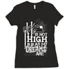 The Sky is not high as My Dreams are Ladies Fitted T-Shirt