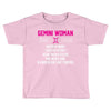 Gemini Woman Toddler T-shirt