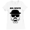 mr. white Ladies Fitted T-Shirt