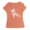 mens surfing Women's Triblend Scoop T-shirt