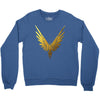 the fly bird   maverick jake paul   gold Crewneck Sweatshirt