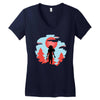 adventure girl Women's V-Neck T-Shirt