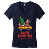 family christmas tis the season to be merry Women's V-Neck T-Shirt