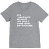 life didn't come with instructions V-Neck Tee