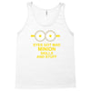 new mens womens kids eye got mad minion skills and stuff funny novelty Tank Top