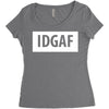 idgaf Dua Lipa Women's Triblend Scoop T-shirt