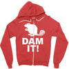 dam it! Zipper Hoodie