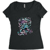 summer cthulhu Women's Triblend Scoop T-shirt