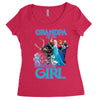 grandpa of the birthday girl Women's Triblend Scoop T-shirt