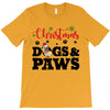 christmas dogs and paws T-Shirt
