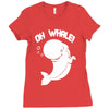 oh whale! Ladies Fitted T-Shirt