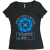aperture science volunteer Women's Triblend Scoop T-shirt