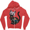 loco coco skul cat Zipper Hoodie