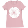 dj remix funny mens Ladies Fitted T-Shirt