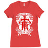 Fight The Dead Fear The Living Ladies Fitted T-Shirt