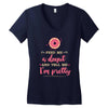 feed me a donut Women's V-Neck T-Shirt