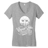crystal lake consuelor Women's V-Neck T-Shirt