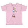 Cute Unicorn and Happy Cupcake Toddler T-shirt