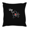 up and atom funny science best product Throw Pillow