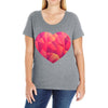 love couples Ladies Curvy T-Shirt