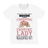 camping lady All Over Women's T-shirt