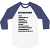 rules for dating my daughter shirt t shirt perfect father's gift 3/4 Sleeve Shirt