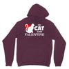 my cat is my valentine (2) Hoodie