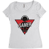 red game Women's Triblend Scoop T-shirt