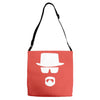 breaking bad heisenberg walter Adjustable Strap Totes