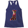 floral fox Racerback Tank