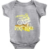 motorbike, love riding my dirtbike Baby Onesie