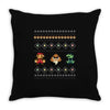 super mario chistmas Throw Pillow