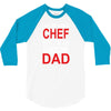 awesome chef dad 3/4 Sleeve Shirt