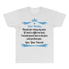 Dear Daddy, Thanks for Being my Dad Baby Boy Letter to Father All Over Men's T-shirt