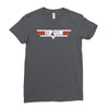top gun logo cool retro Ladies Fitted T-Shirt