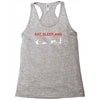 eat, sleep &amp; train triathlon sports, gym, athletic Racerback Tank