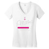 mama loading Women's V-Neck T-Shirt