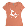 flying rudolph Women's Triblend Scoop T-shirt