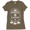 coffee &amp; contemplation Ladies Fitted T-Shirt