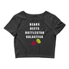 bears beets battlestar galactica Crop Top