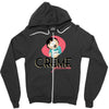 creme fraiche Zipper Hoodie