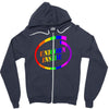 unicorns,unicorn inside,funny Zipper Hoodie