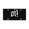 oi punk rock top long sleeve,,,, License Plate