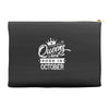 Queens Are Born In October Accessory Pouches
