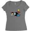 part time job   rock construction Women's Triblend Scoop T-shirt