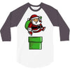 santa jumps 3/4 Sleeve Shirt