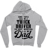 Truck Driver Dad Zipper Hoodie