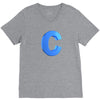c 3d V-Neck Tee