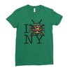 i (turtle) ny Ladies Fitted T-Shirt