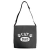 cat dad Adjustable Strap Totes